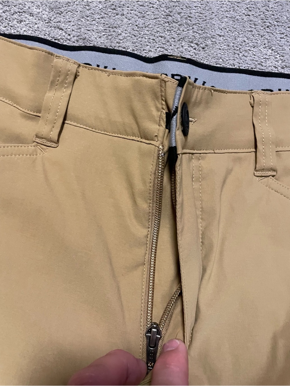 Orvis Tech Pants Mens 36x30 Walnut Water Repellent Stretch Hiking 1716851 - Picture 5 of 16